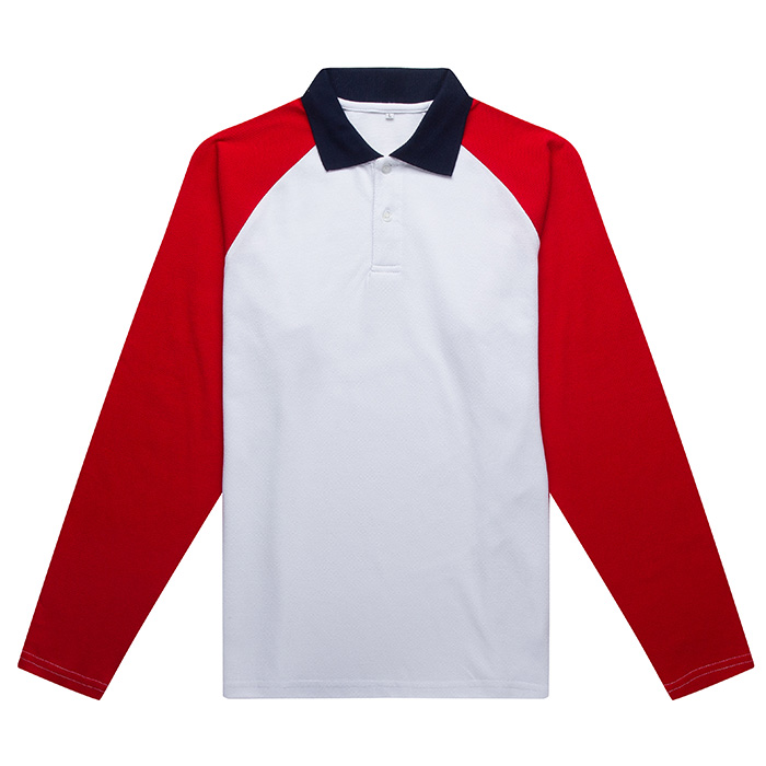 PT-07 Custom Raglan Polo Shirt (Long-sleeved) - each
